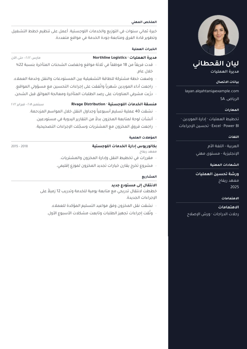 قالب السيرة الذاتية Basalt – الصفحة الأولى